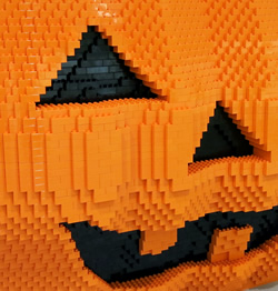 Literacy Building Challenge Halloween Jack-O-Lantern