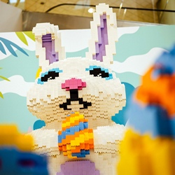 Capilano Mall Easter LEGO Build
