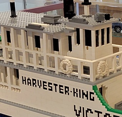 Harvester King Ferry at Sidney Museum Family Day LEGO Event